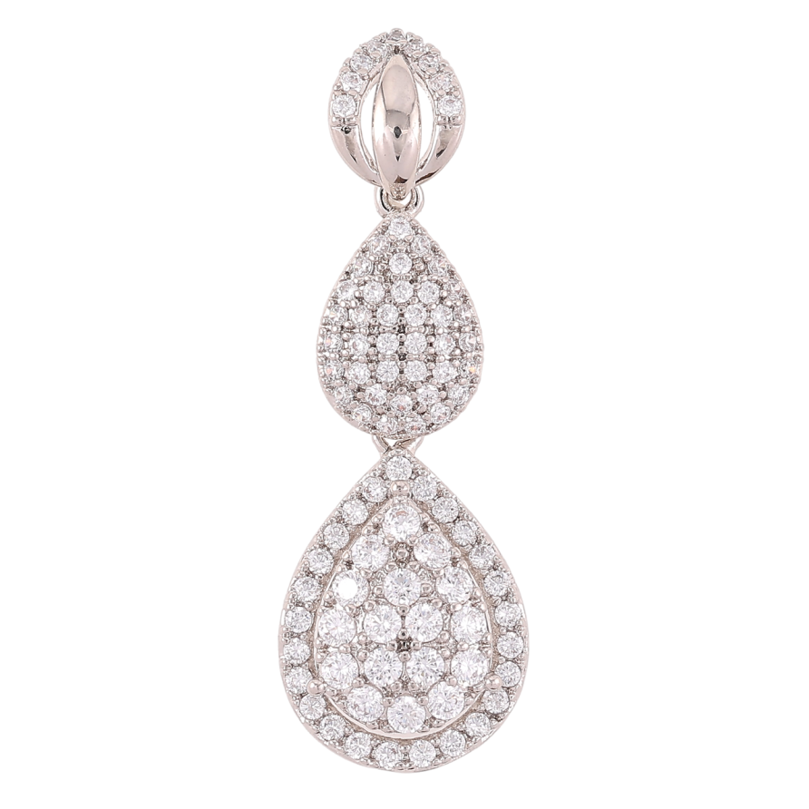 Кулон Xuping Родій «Інкрустація цирконієм» для ланцюжка до 4мм фото №1