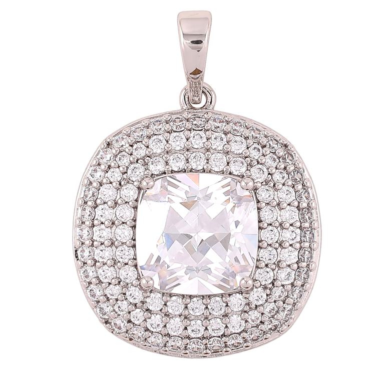 Кулон Xuping Родій «Інкрустація цирконієм» для ланцюжка до 6мм фото №1