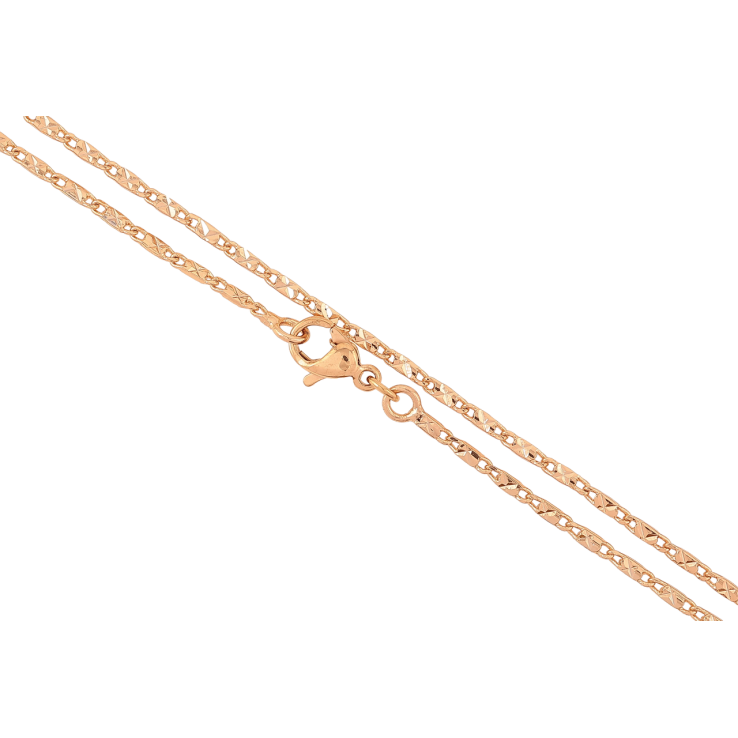 Ланцюжок Xuping Позолота 18K Плетіння «Морський ланцюг з візерунком» довжина 45см х 1.5мм фото №21