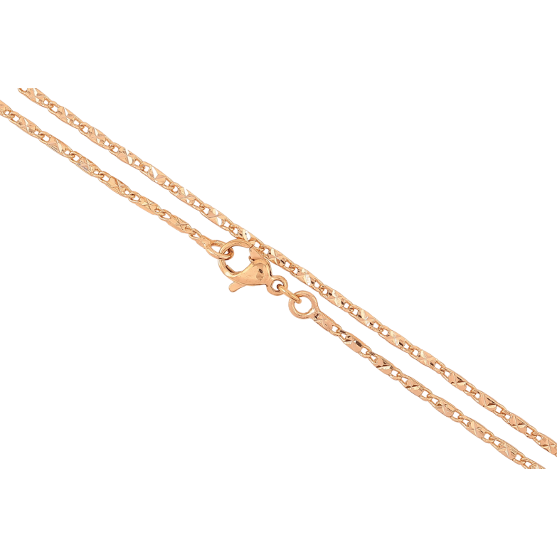 Ланцюжок Xuping Позолота 18K Плетіння «Морський ланцюг з візерунком» довжина 45см х 1.5мм фото №1