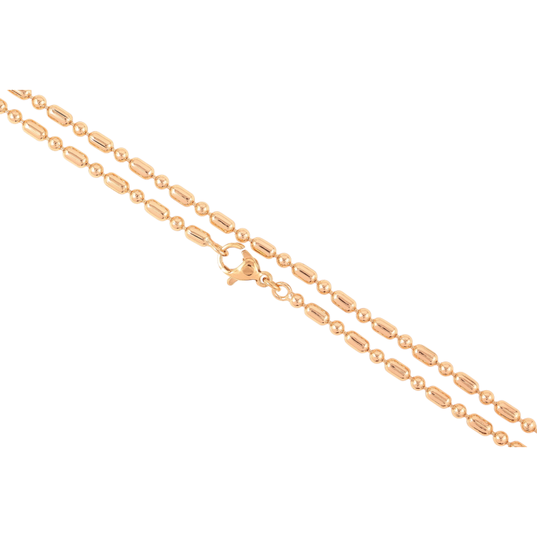 Цепочка Xuping Позолота 18K Плетение Перлина длинна 45см х 2.5мм фото №1