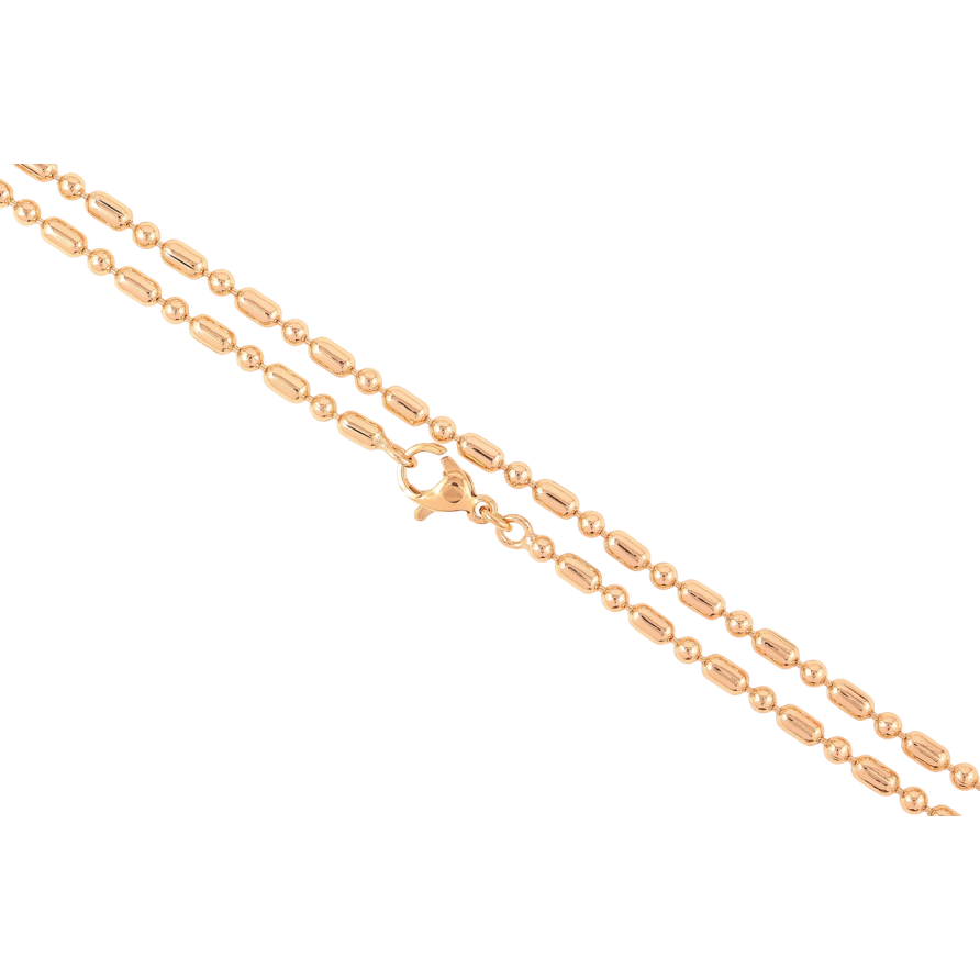 Ланцюжок Xuping Позолота 18K Плетіння Перлина» довжина 45см х 2.5мм фото №1