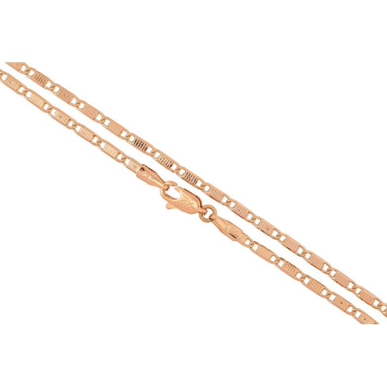 Ланцюжок Xuping Позолота 18K Плетіння Морський ланцюг перекручений» довжина 46см х 2мм фото №2