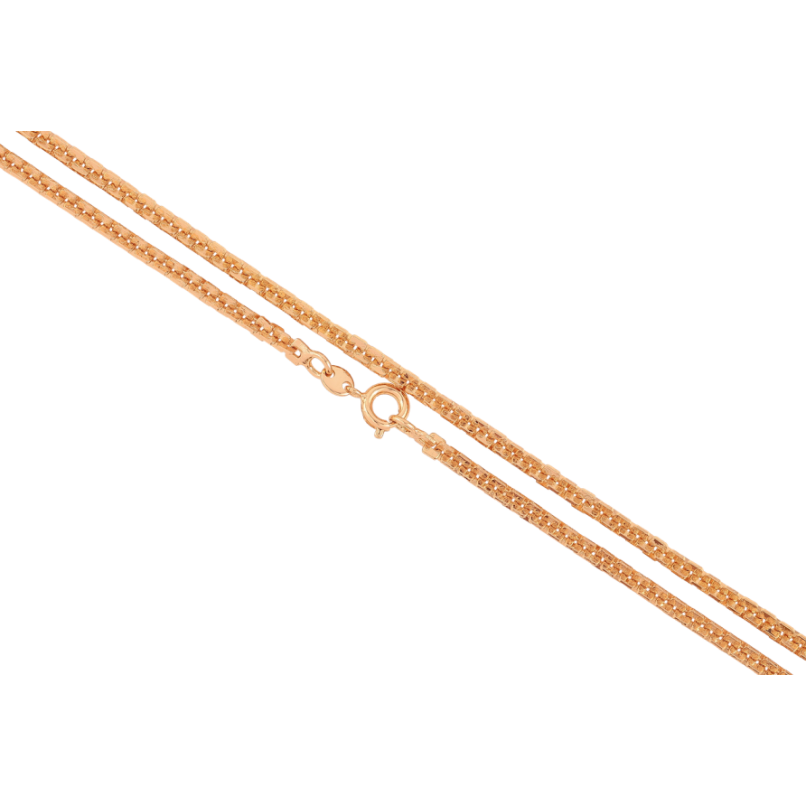 Цепочка Xuping Позолота 18K Плетение Фантазийное длинна 49см х 3мм фото №1