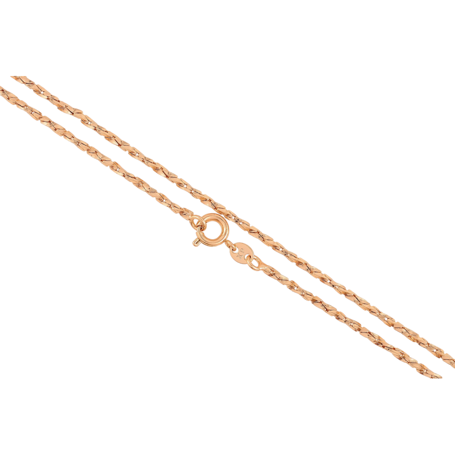 Цепочка Xuping Позолота 18K Плетение Фантазийное длинна 45см х 2мм фото №1