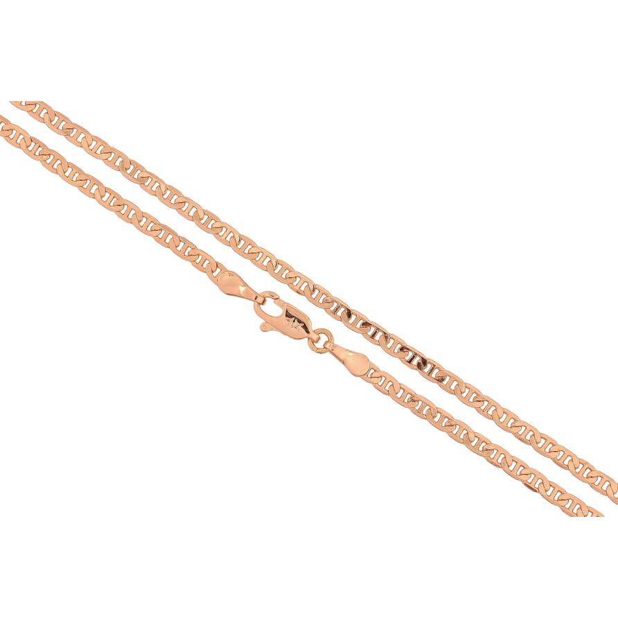 Ланцюжок Xuping Позолота 18K Плетіння Морський ланцюг» довжина 44см х 3мм фото №1