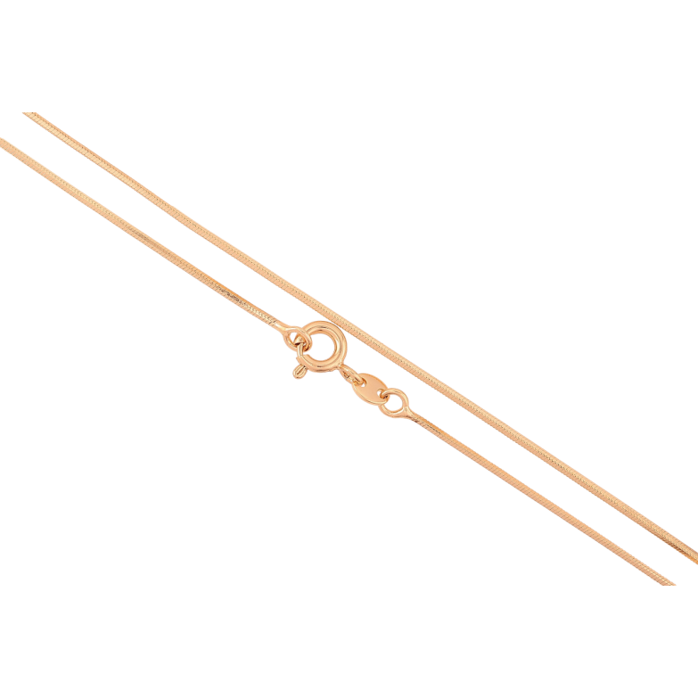 Цепочка Xuping Позолота 18K Плетение Ювелирный шнур 4-х гранный длинна 50см х 1мм фото №13