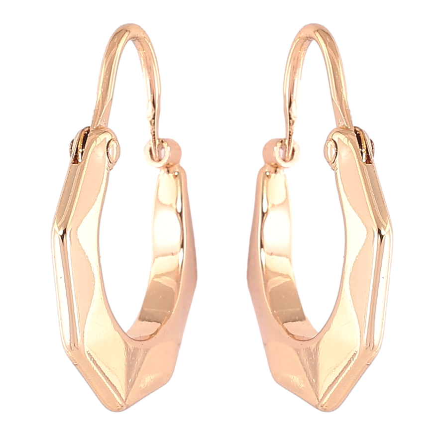 Серьги Xuping Позолота 18K замок-скоба Фигурные фото №1