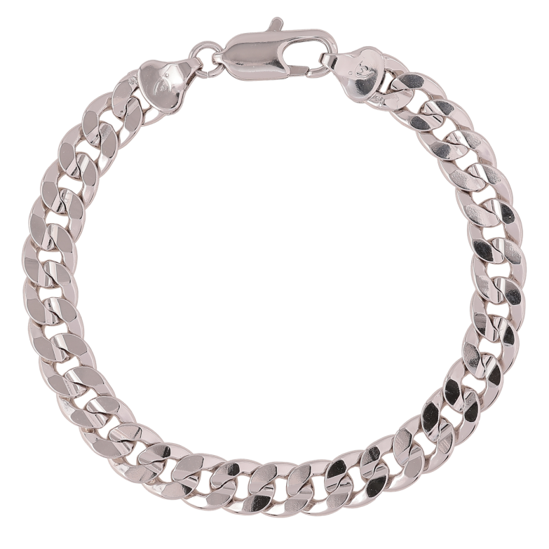 Браслет Xuping Родій «Ланцюжок Панцирний» розмір 19см х 7мм фото №1