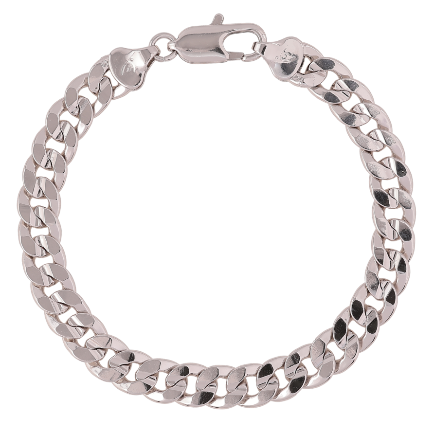 Браслет Xuping Родій «Ланцюжок Панцирний» розмір 19см х 7мм фото №1