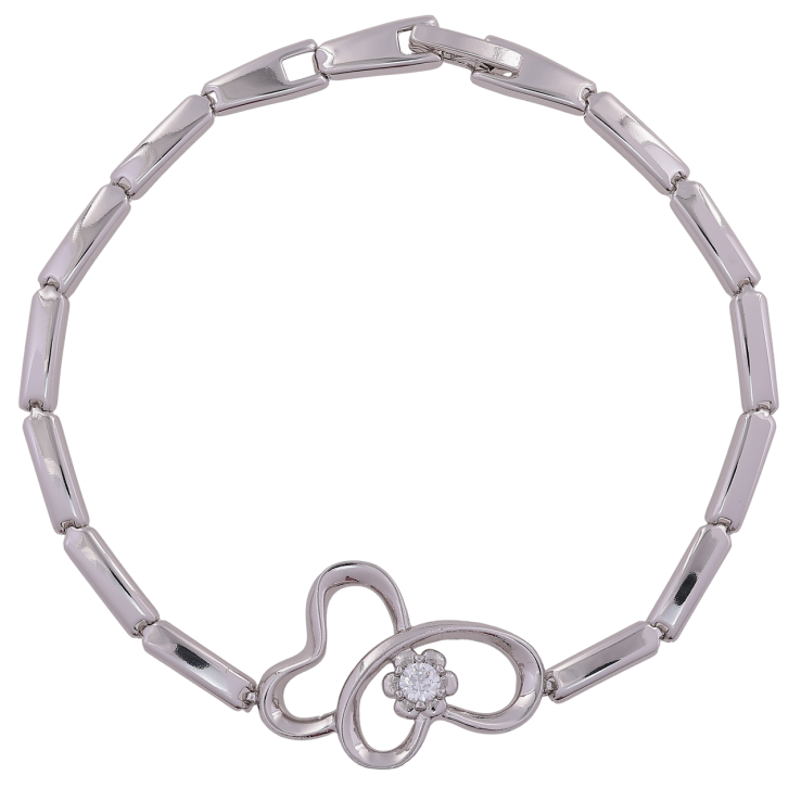 Браслет Xuping Родій «Метелик» розмір 19.5см х 3мм фото №4