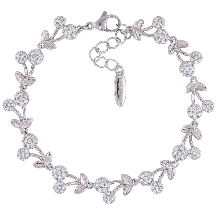 Браслет Xuping Родій «Вишеньки» розмір з доп. ланцюжком 18-21см х 9мм фото №17