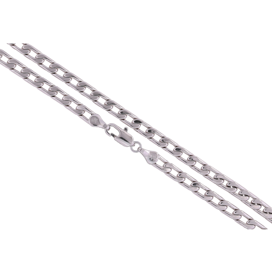 Ланцюжок Xuping Родій Плетіння Панцирне» довжина 45см х 5мм фото №1 Ланцюжок Xuping Родій Плетіння Панцирне» довжина 45см х 5мм фото №1