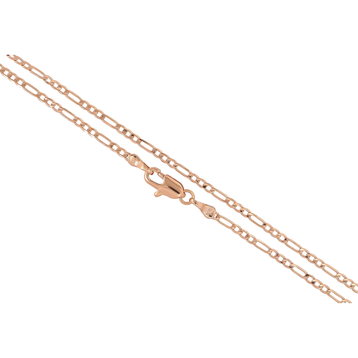 Цепочка Xuping Позолота 18K Плетение Фигаро перекрученное длинна 44см х 2мм фото №12