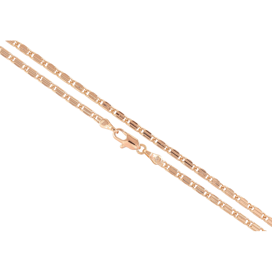 Ланцюжок Xuping Позолота 18K Плетіння «Морський ланцюг» довжина 45см х 2.5мм фото №1