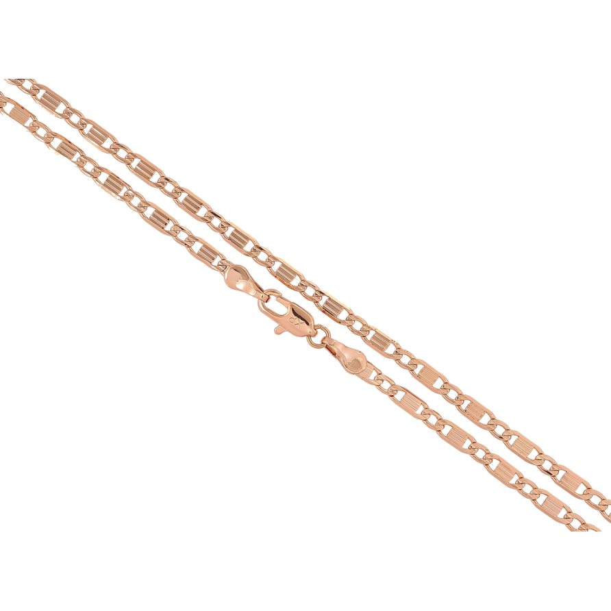 Ланцюжок Xuping Позолота 18K Плетіння Морський ланцюг» довжина 44см х 3мм фото №1