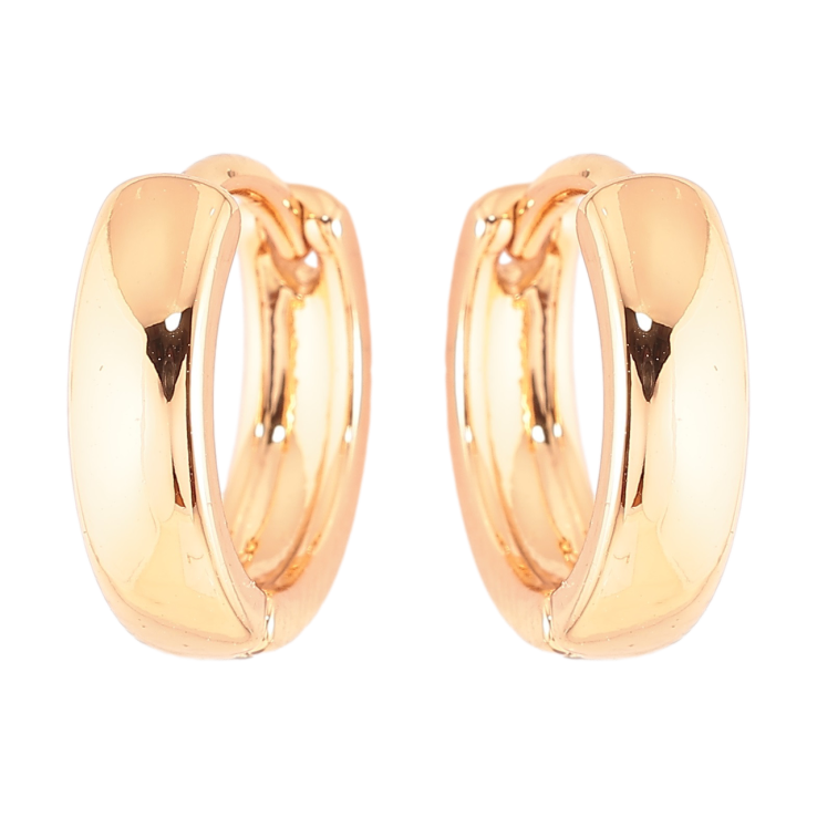 Серьги Xuping Позолота 18K колечки Классика, шир 3.6мм фото №18