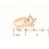 Серьги Xuping Позолота 18K подвески на колечках Звезды с цирконием фото №2