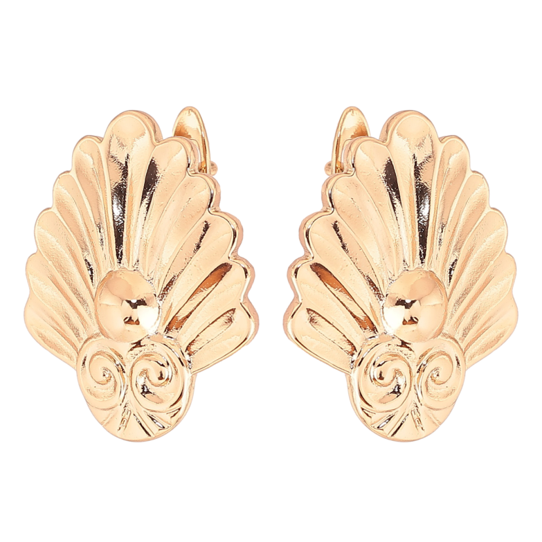 Серьги Xuping Позолота 18K английский замок Фантазийный узор фото №1