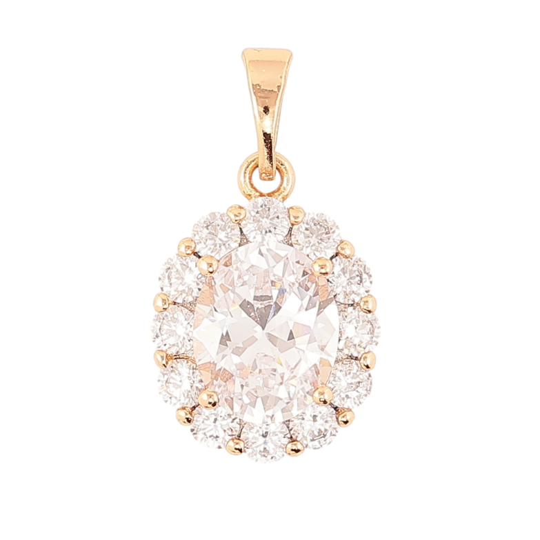 Кулон Xuping Позолота 18K «Інкрустація цирконієм» для ланцюжка до 5мм фото №1