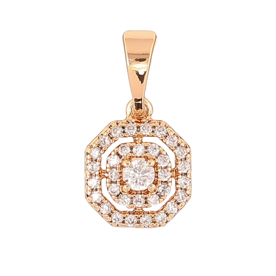 Кулон Xuping Позолота 18K «Інкрустація цирконієм» для ланцюжка до 5мм фото №1