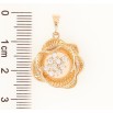 Кулон Xuping Позолота 18K «Квіточка з цирконієм» для ланцюжка до 5мм фото №2