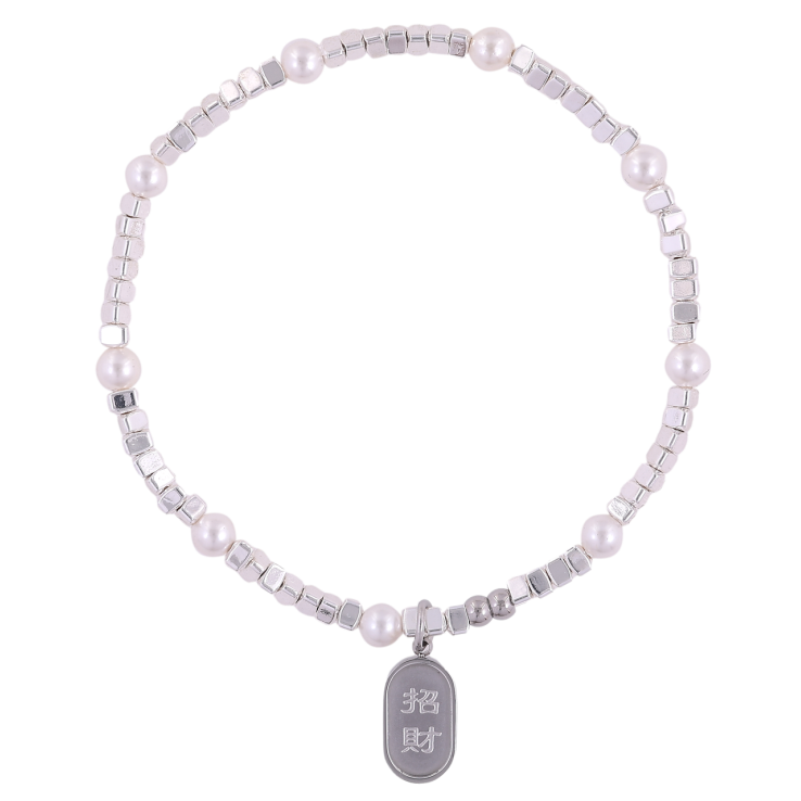 Браслет Xuping ТТМ Stainless Steel колір Родій «Декоративні намистини» на гумці, вільний розмір фото №21 Браслет Xuping ТТМ Stainless Steel колір Родій «Декоративні намистини» на гумці, вільний розмір фото №21