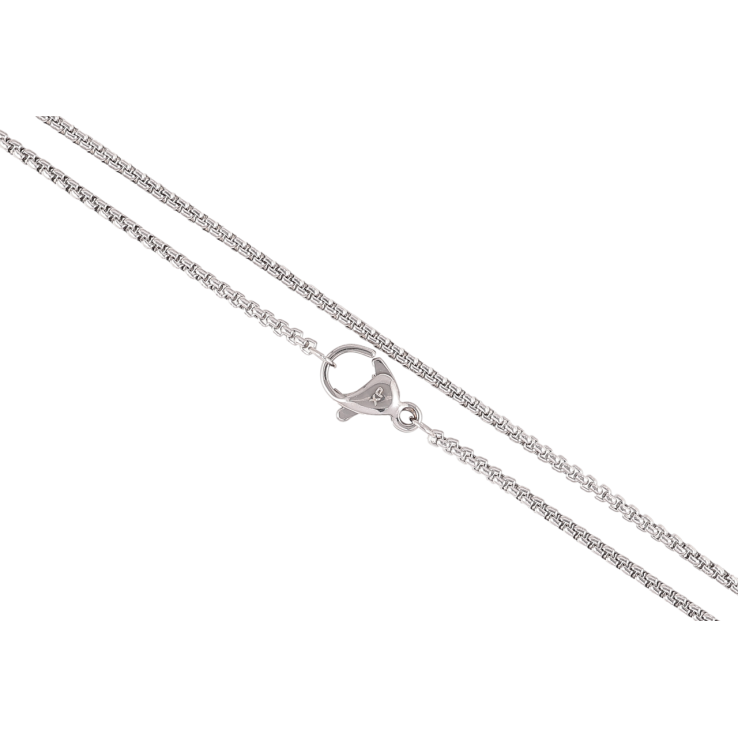 Ланцюжок Xuping ТТМ Stainless Steel колір Родій Плетіння Венеціанське» довжина 60см х 1.5мм фото №24