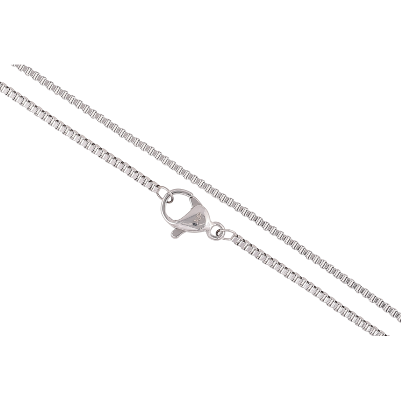 Цепочка Xuping ТТМ Stainless Steel цвет Родий Плетение Венецианское длина 60см х 1.5мм фото №7