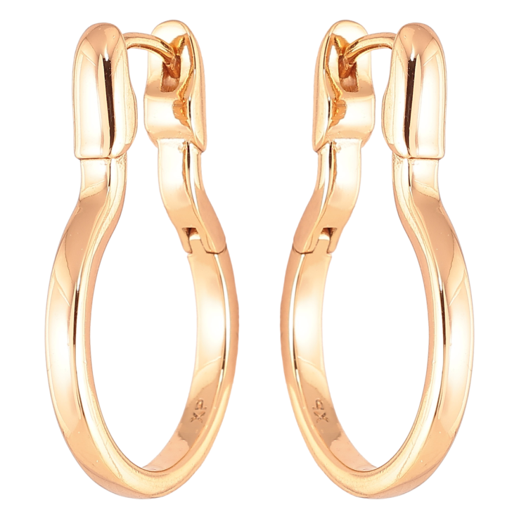 Серьги Xuping Позолота 18K колечки Фигурные фото №14