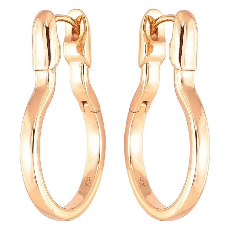 Серьги Xuping Позолота 18K колечки Фигурные фото №1