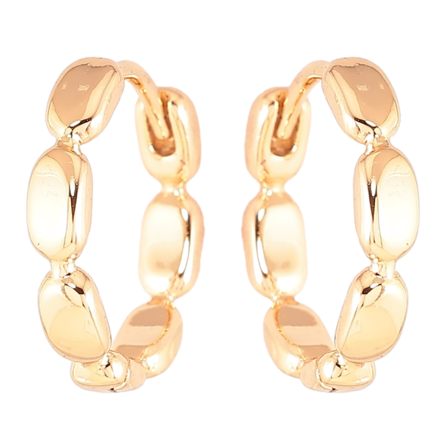 Сережки Xuping Позолота 18K колечка «Фігурний візерунок» фото №1