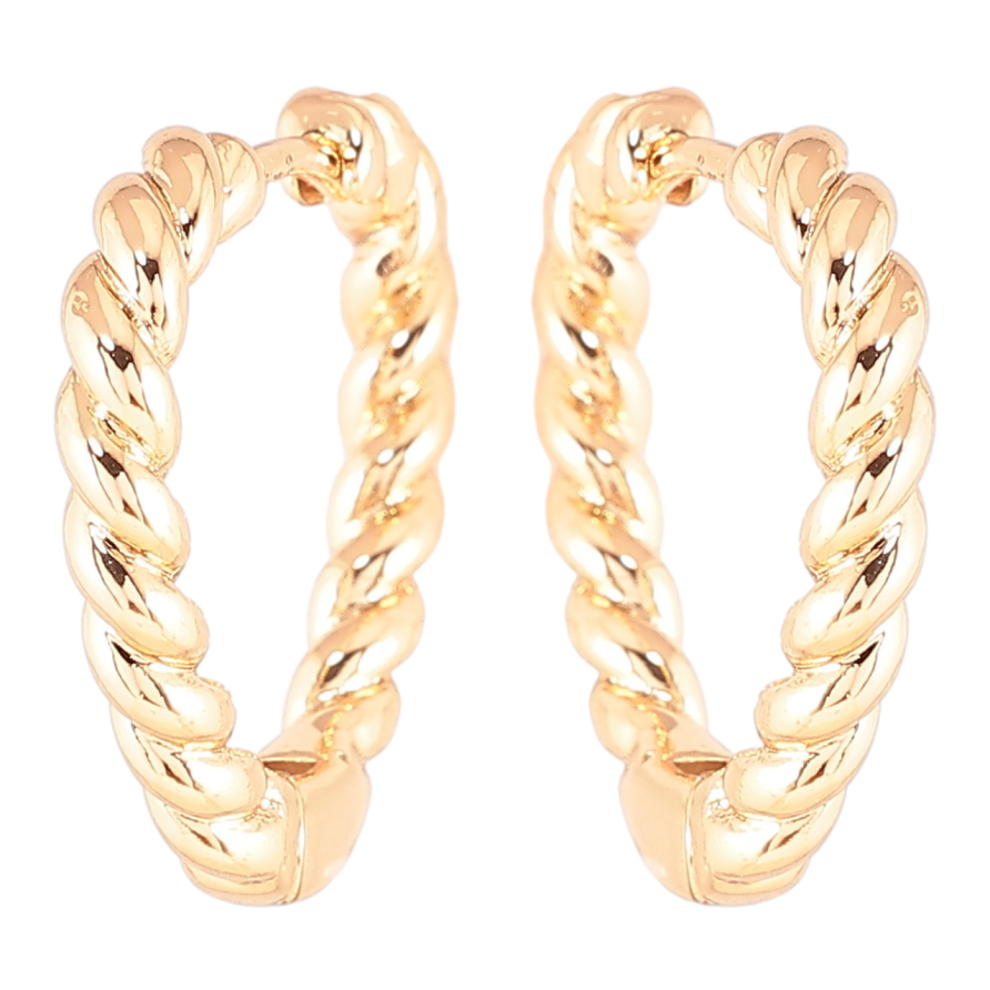 Серьги Xuping Позолота 18K колечки Декоративный узор фото №1