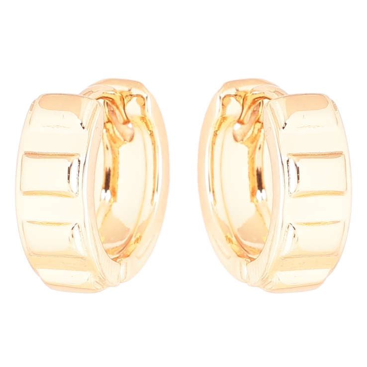 Серьги Xuping Позолота 18K колечки Декоративный узор фото №4