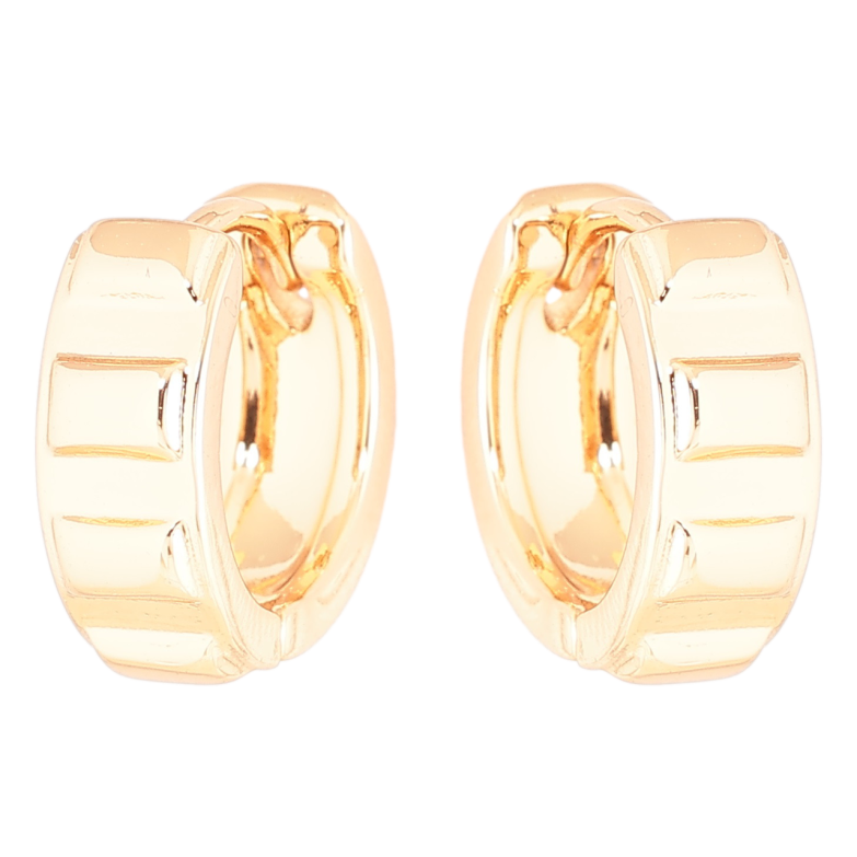 Сережки Xuping Позолота 18K колечка «Декоративний візерунок» фото №1