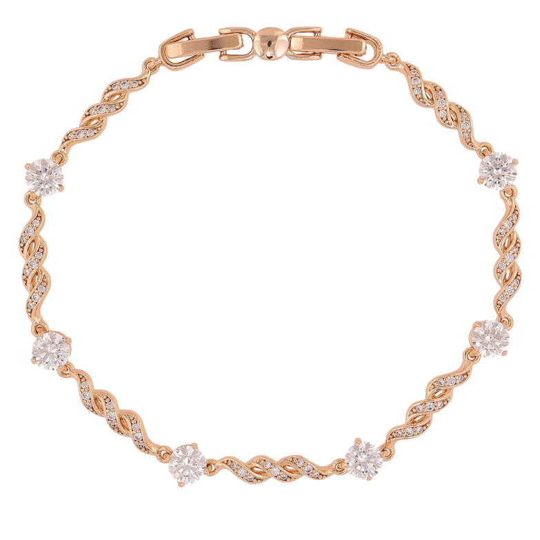 Браслет Xuping Позолота 18K «Витонченість» довжина з доп.замком 17.5,19.5см х 3.5мм фото №8