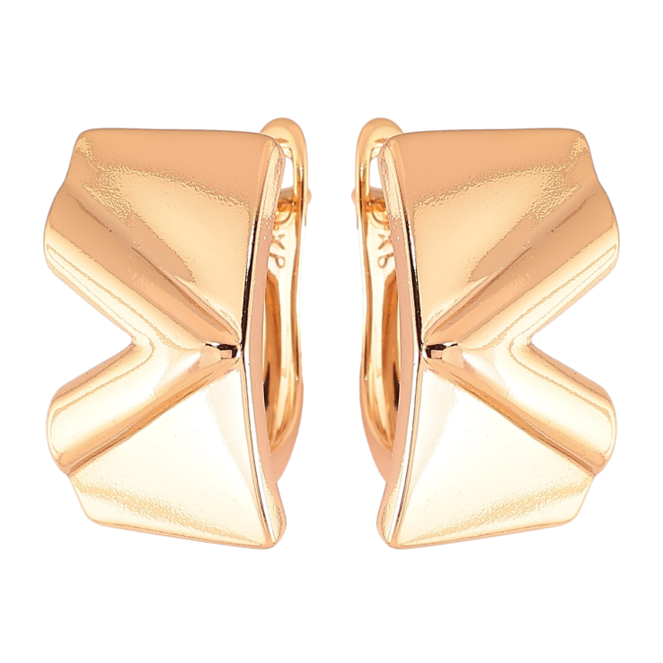 Серьги Xuping Позолота 18K английский замок Декоративный узор фото №2