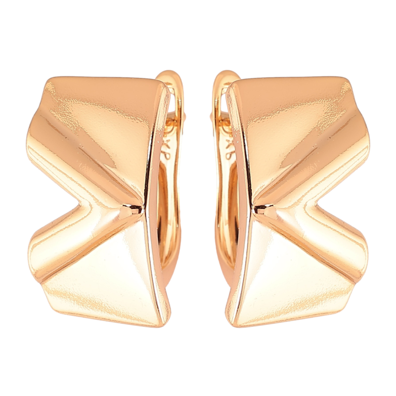 Серьги Xuping Позолота 18K английский замок Декоративный узор фото №1