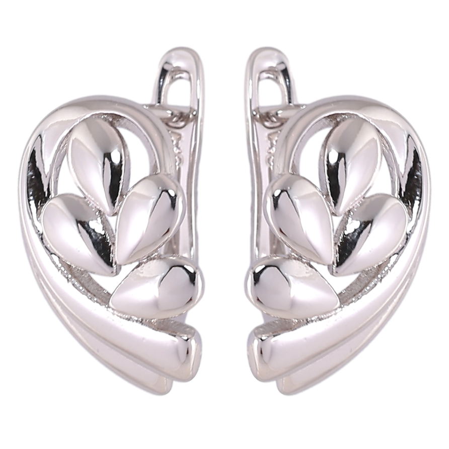 Сережки Xuping Родій англійський замок «Декоративний візерунок» фото №1