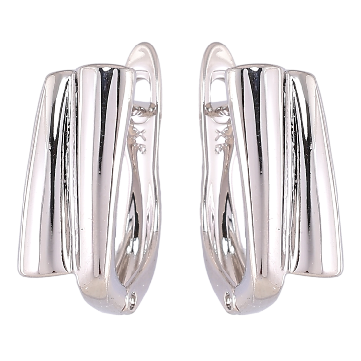 Серьги Xuping Родий английский замок Декоративный узор фото №14