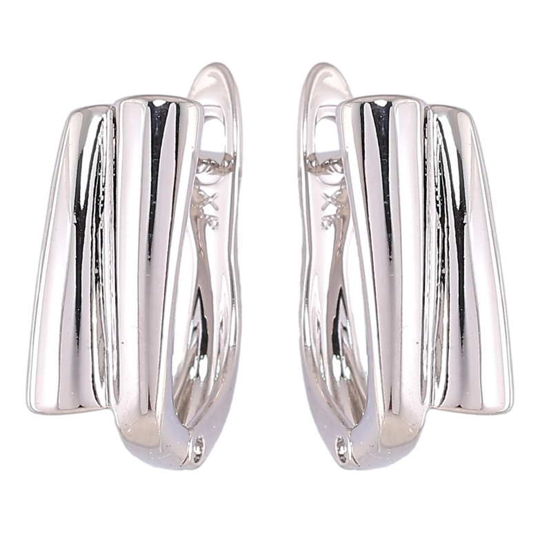 Серьги Xuping Родий английский замок Декоративный узор фото №1