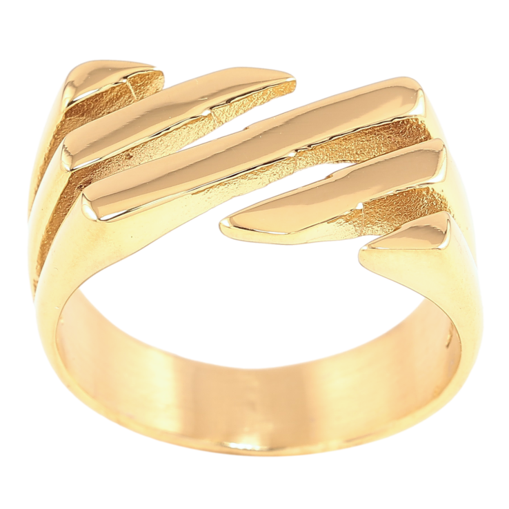 Кольцо Xuping TTM Stainless Steel Цвет 14К Декоративный узор фото №18