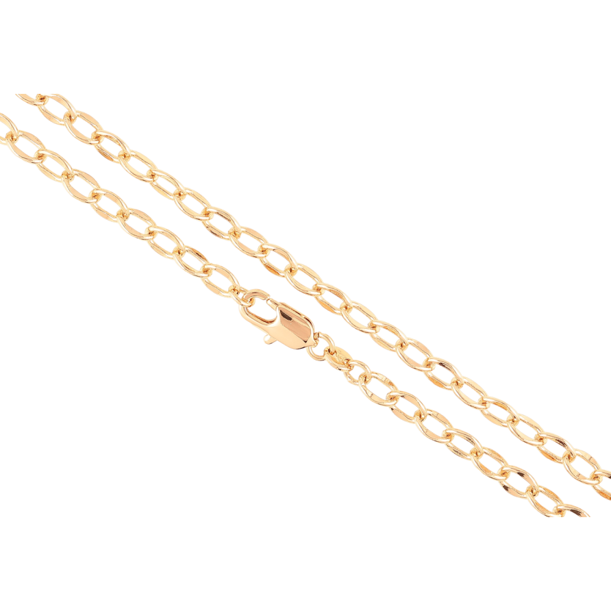 Цепочка Xuping Позолота 18K Плетение Якорное длинна 45см х 4.5мм фото №1