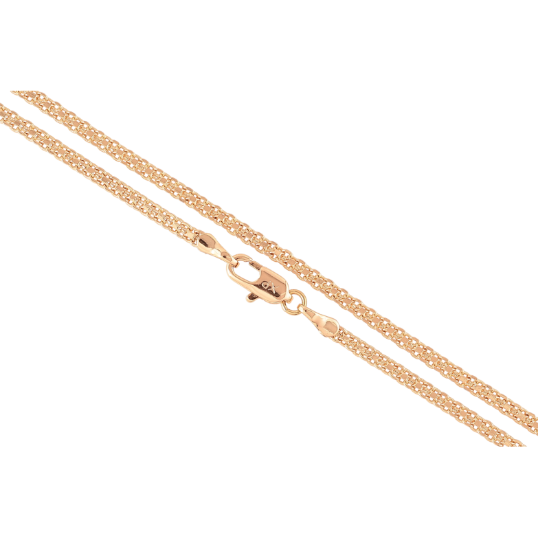 Цепочка Xuping Позолота 18K Плетение Итальянский Бисмарк длинна 45см х 2мм фото №1