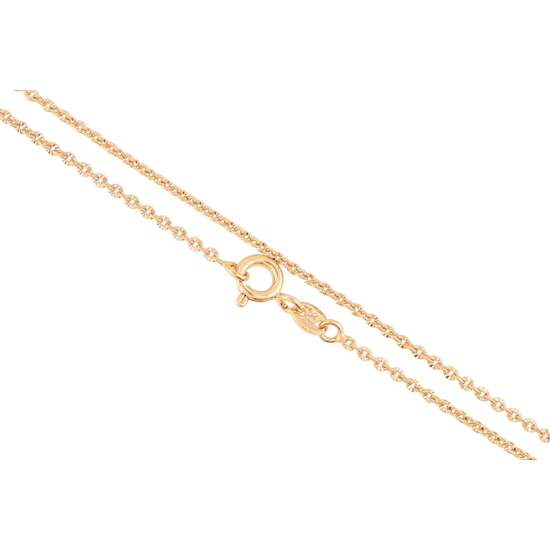 Цепочка Xuping Позолота 18K Плетение Якорное длинна 45см х 1.5мм фото №1