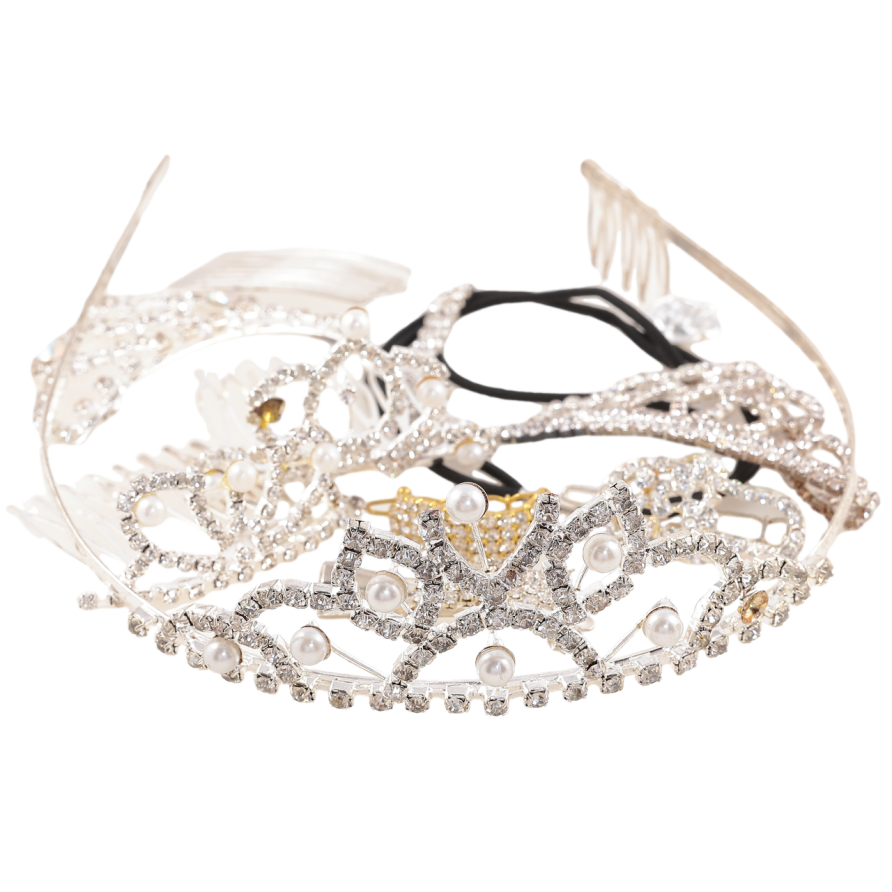 Діадеми, обручі-корони, заколки. БІЖУТЕРНИЙ ЛОМ ціна за 150 г. ДИВІТЬСЯ ОПИС! фото №1 Діадеми, обручі-корони, заколки. БІЖУТЕРНИЙ ЛОМ ціна за 150 г. ДИВІТЬСЯ ОПИС! фото №1