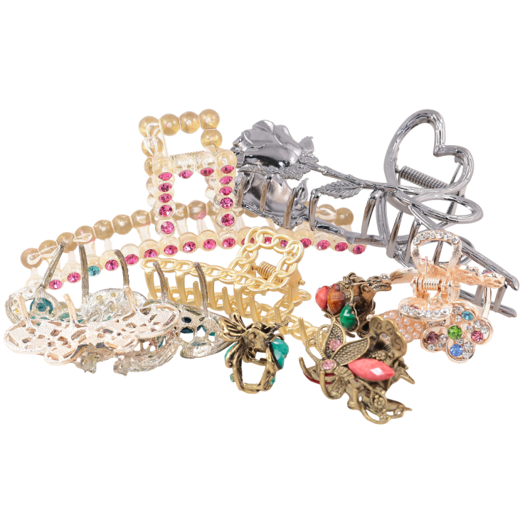 Краби для волосся. БІЖУТЕРНИЙ ЛОМ ціна за 150 г. ДИВІТЬСЯ ОПИС! фото №4