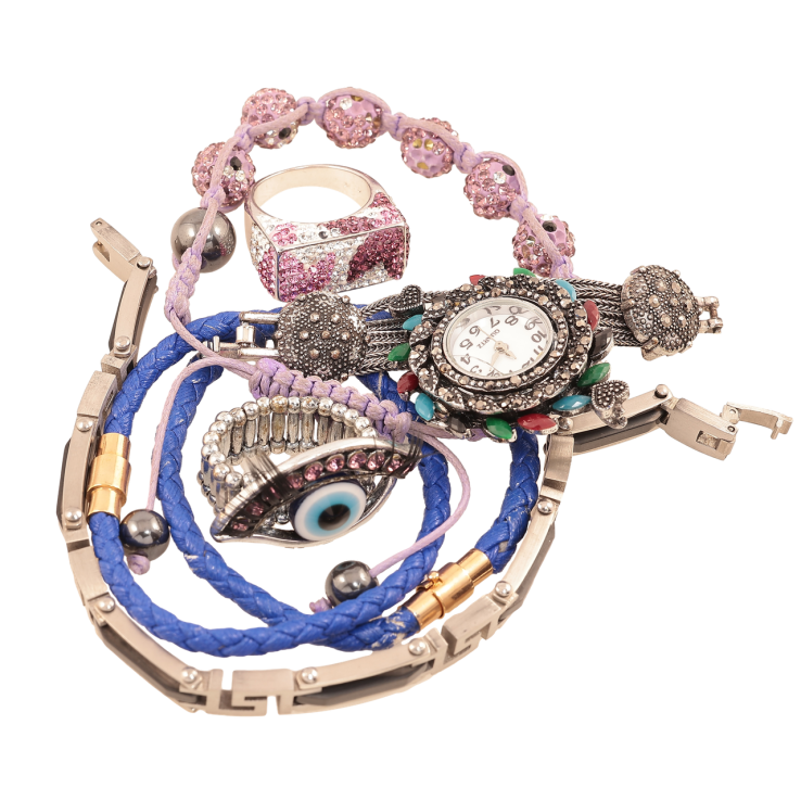 Браслети біжутерія. БІЖУТЕРНИЙ ЛОМ ціна за 150 г. ДИВІТЬСЯ ОПИС! фото №9