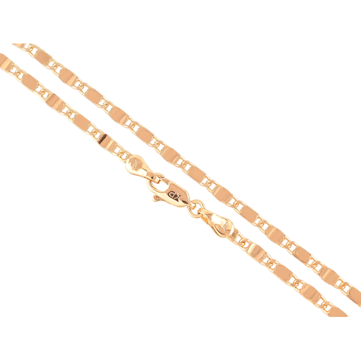 Ланцюжок Xuping Позолота 18K Плетіння Морський ланцюг» довжина 45см х 2.5мм фото №6