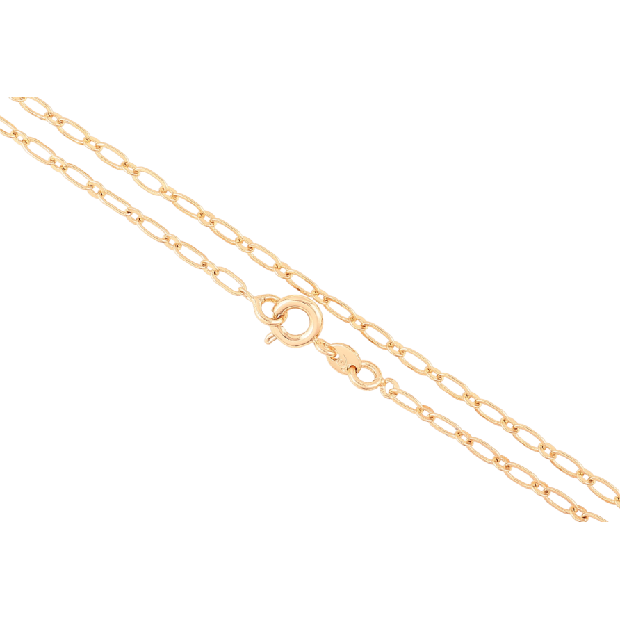 Цепочка Xuping Позолота 18K Плетение Фантазийное длинна 44см х 2мм фото №1